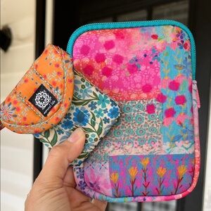 Natural Life Water Bottle Zipper Pouch and Earbud Case